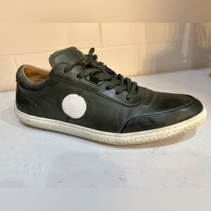 Piloti Avenue Driving shoe- in Green Leather